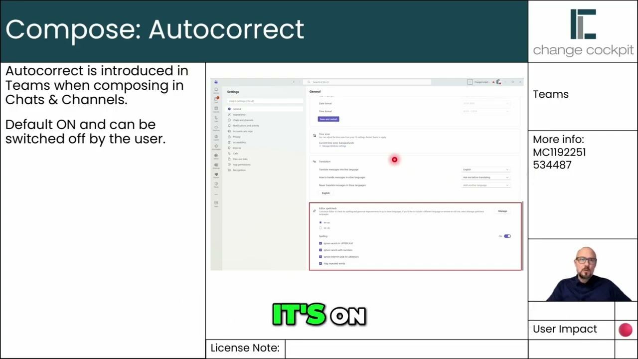 New: Teams Auto-Correction: From Typos to Auto-Incorrect , You’re Covered!