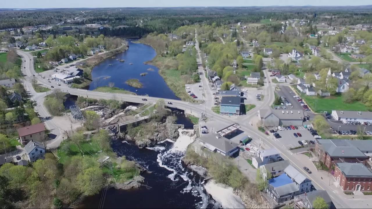 it ebay llc Machias Maine Drone video from old location to new