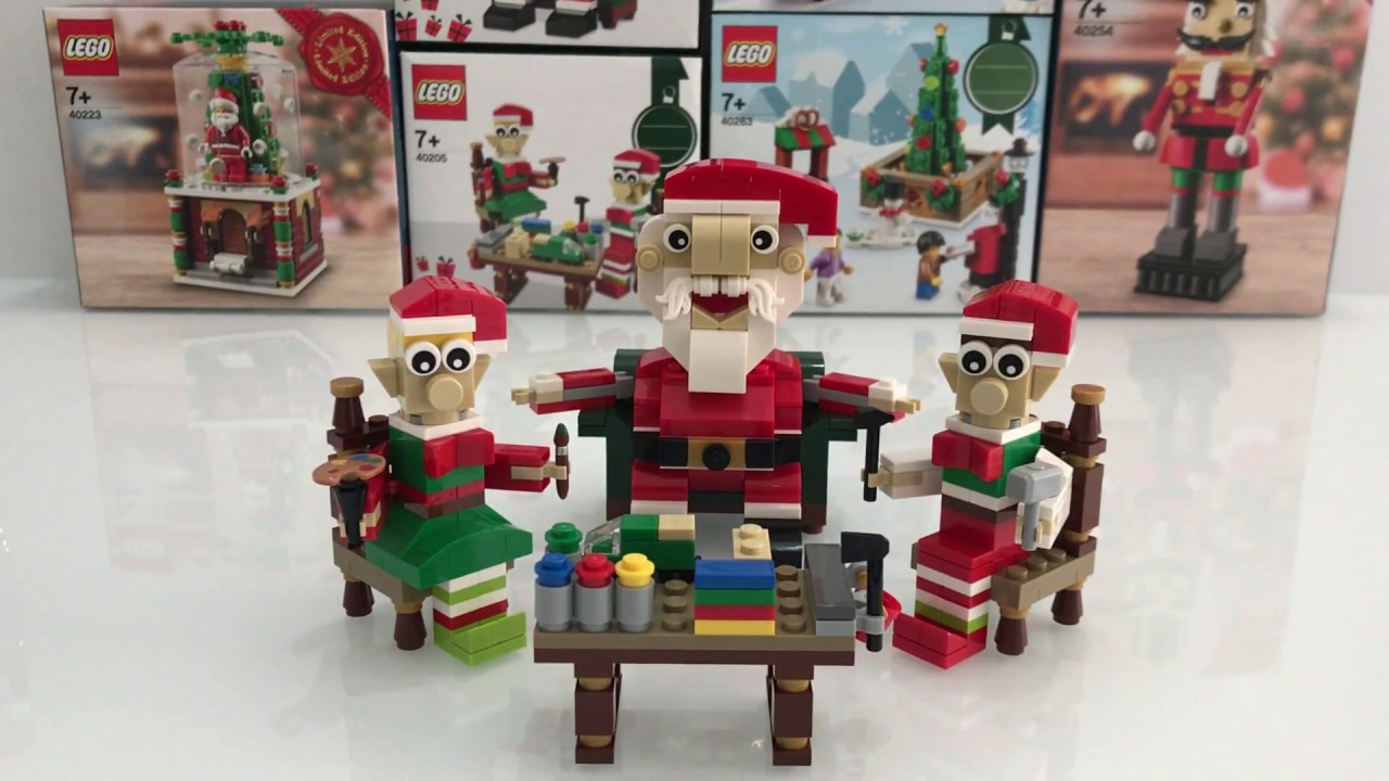 Lego Natale.Lego Speciale Natale 40205 Piccoli Aiutanti Elfi Youtube