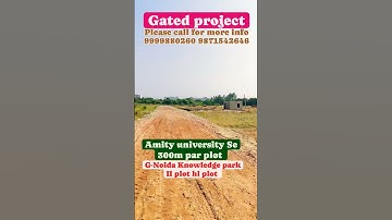 #residentialproperties (Plot in Knowledge Park II Near Amity University Greater noida best location