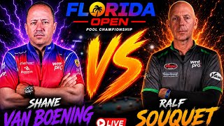 Shane Van Boening vs Ralf Souquet 🔥 EPIC BATTLE | Florida Open Pool Championship