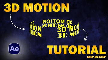 Smooth Text Animation in After Effects |  after effects text animation tutorial | 3d Animation