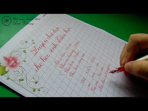 Video Luyện viết chữ đẹp cho học sinh tiểu học - YouTube