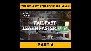 The Lean Startup book summary part 4 #motivationalvideo
