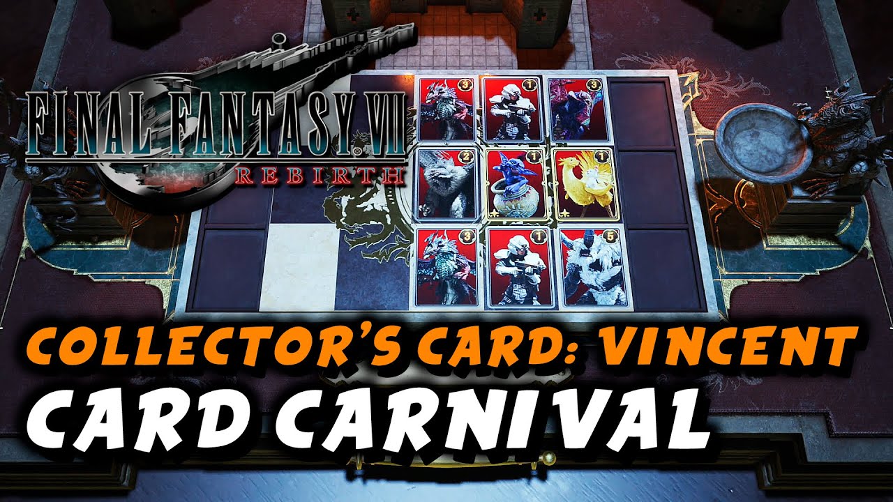 Final Fantasy 7 Rebirth - Collector's Card: Vincent (Card Carnival