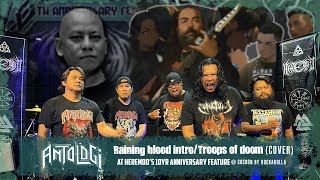 ANTOLOGI Raining Blood Troops Of Doom Cover