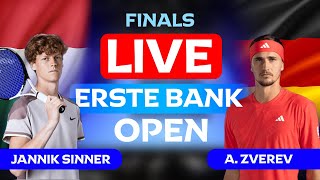 Jannik Sinner VS Alexander Zverev  Erste Bank Open Vienna, Austria FINALS 2025 LIVE