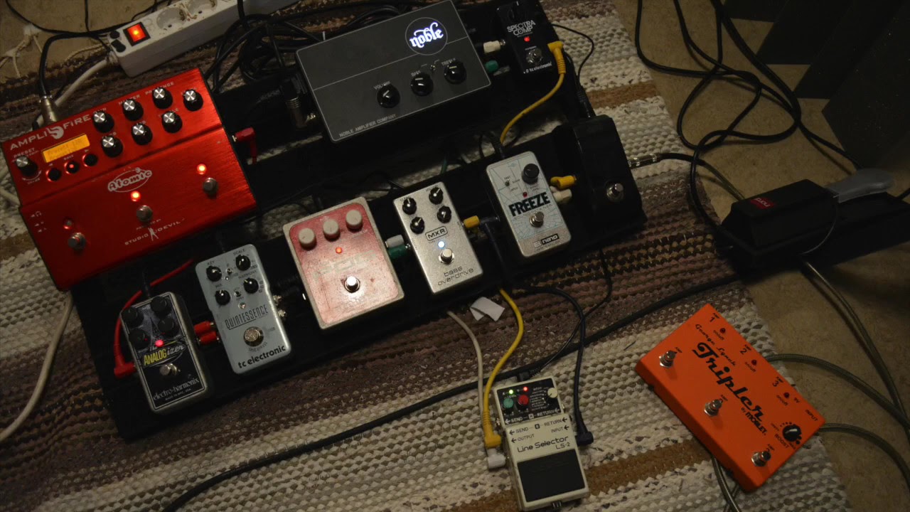 Boss LS2 demo (new pedalboard setup) in the style of Royal Blood YouTube