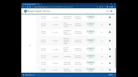 Video LPs Acceso a Test Hub y monitoreo de TTs