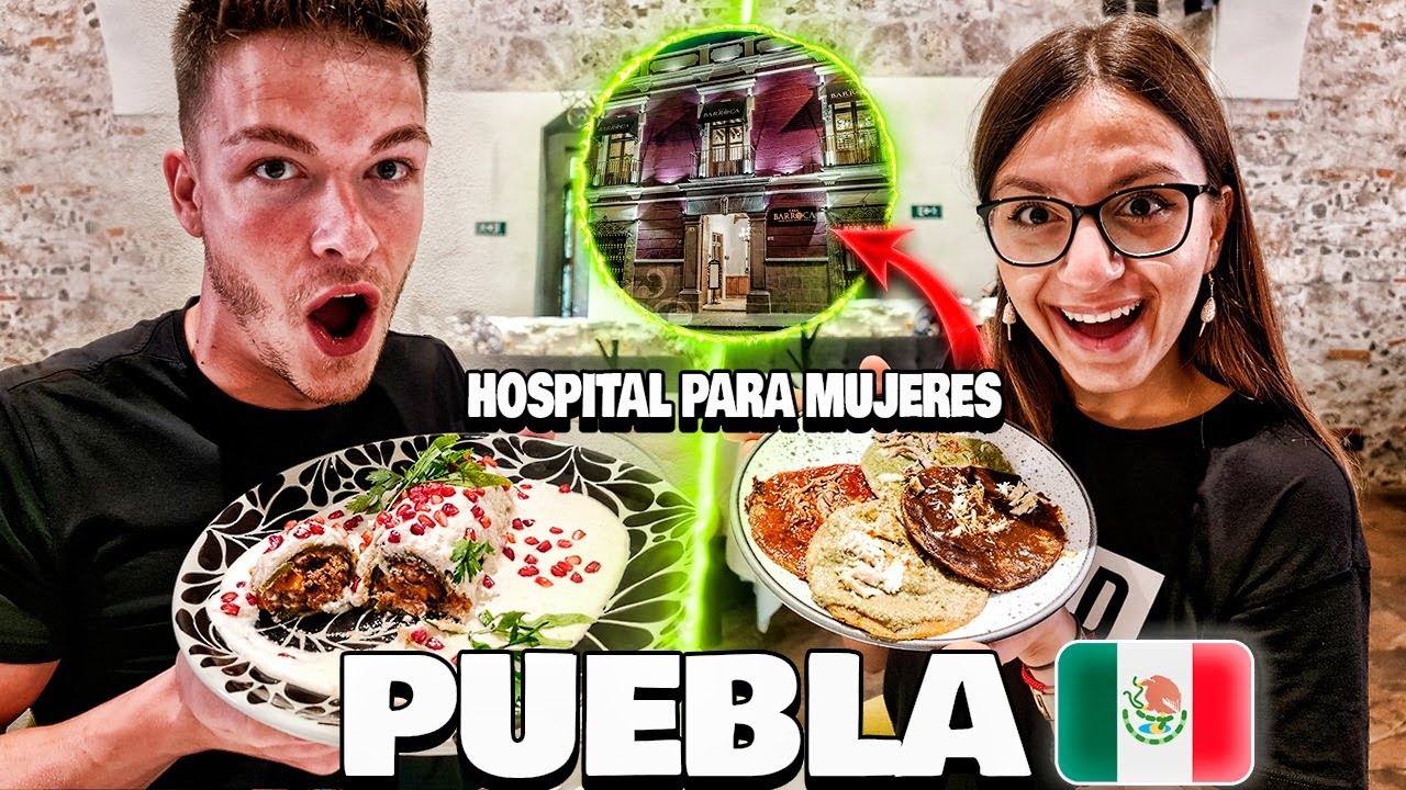 🇲🇽COMEMOS en un ANTIGUO HOSPITAL de MUJERES en PUEBLA MÉXICO ft. 