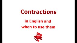 What are contractions in English?