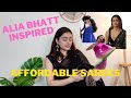 *super affordable* ALIA BHATT INSPIRED SAREES | Huge Saree Haul