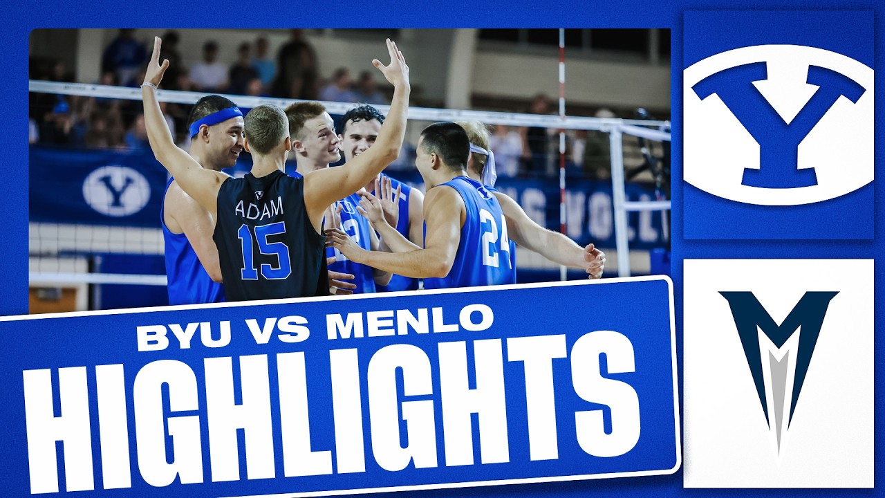 Мужская волейбольная команда BYU против колледжа Менло - Игра 1 || Полная запись игры (2026)