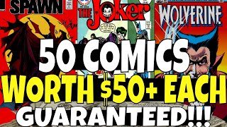 50 Comic Books Worth $50 or More GUARANTEED!!! - Do You Have These Comics ?