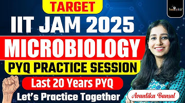 IIT JAM PYQ Questions Practice II Microbiology Question Practice  I IIT JAM 2025