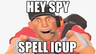 hey spy, spell ICUP