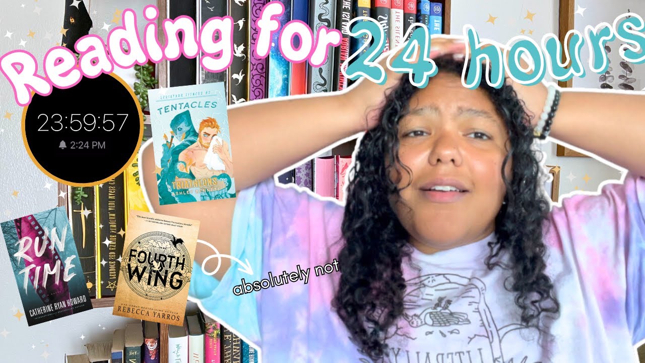 I Read For 24 Hours STRAIGHT//24 Hour readathon vlog and finding a new ...