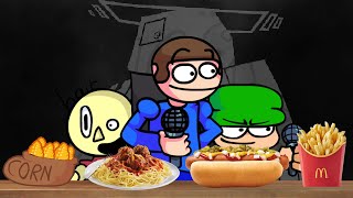 Dave, Bambi And Tristan Mukbang