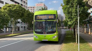 SMRT Buses Volvo B5LH Hybrid [SG3007A] on Service 972