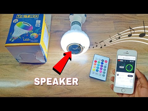 Music LED Bulb With Bluetooth Speaker, Unboxing & Review