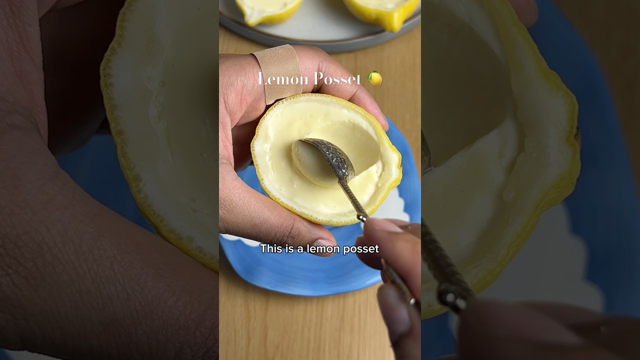 Detailed Lemon Posset Recipe #lemonposset #recipe #food