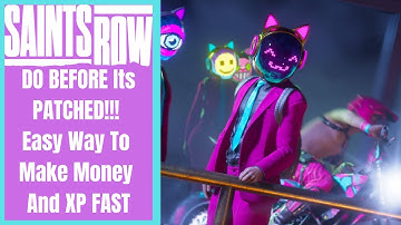 Saints Row Money Fast And XP Fast Trick | DO BEFORE IT