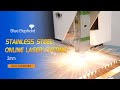 High Speed 2mm Stainless Steel Plate Online Cutting by Fiber Laser Cutting Machine