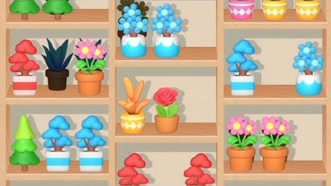 Sort Mania - Level 1-6 gameplay logic puzzle brain color object sort match decor design ASMR game