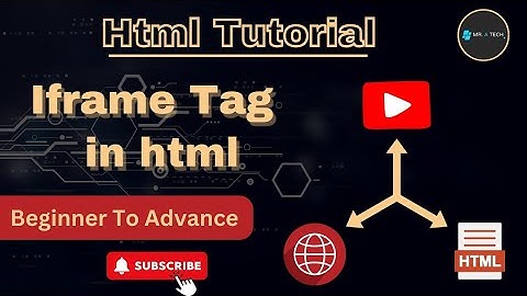 Iframe tag in html | Iframe Tutorial for Beginners to advance | How to Use the Iframe Tag in HTML