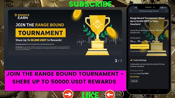 JOIN THE BINANCE RANGE BOUND TOURNAMENT - SHERE UP TO 50000 USDT REWARDS | BINANCE RANGE BOUND Quiz