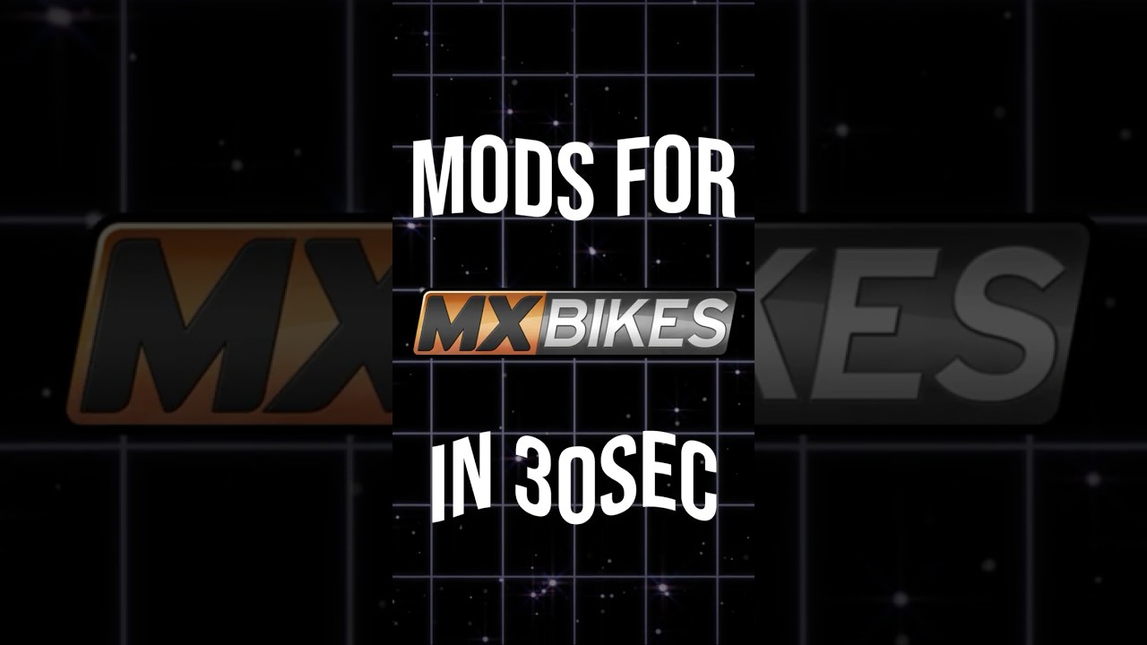 How to install mods in MXBikes in under 30 seconds