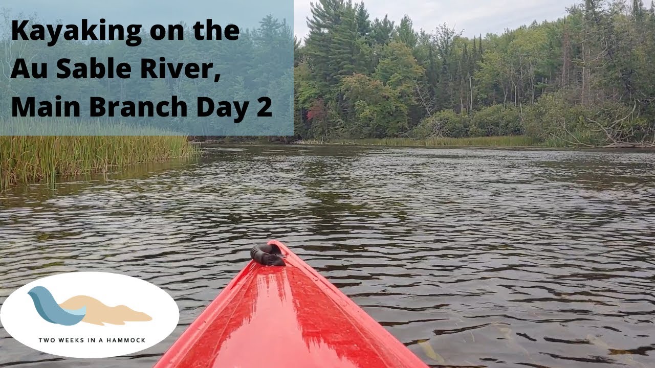 Au Sable River, Main Branch toward Rainbow Bend Campground, Day 2 YouTube