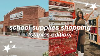 college school supplies shopping vlog + giveaway 2022 | staples