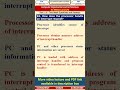 94CO3 - Computer Organization - Part A Questions How does the processor handle an interrupt request