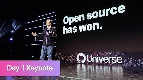 Day 1 Keynote Highlights - GitHub Universe 2019