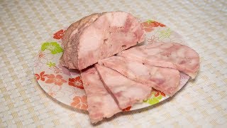 Ветчина домашняя в ветчиннице с нитритной солью Ветчина домашняя в ветчиннице с нитритной солью