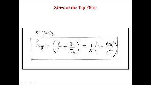 Analysis of Prestress & Bending Stresses: Lecture 3