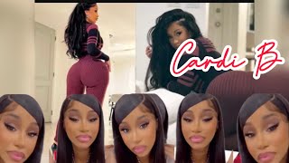 Cardi B removed 95% of her butt injections!! 😳 #cardib #migos #bardigang