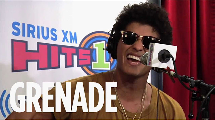 Grenade Live version - Live performance video thumbnail