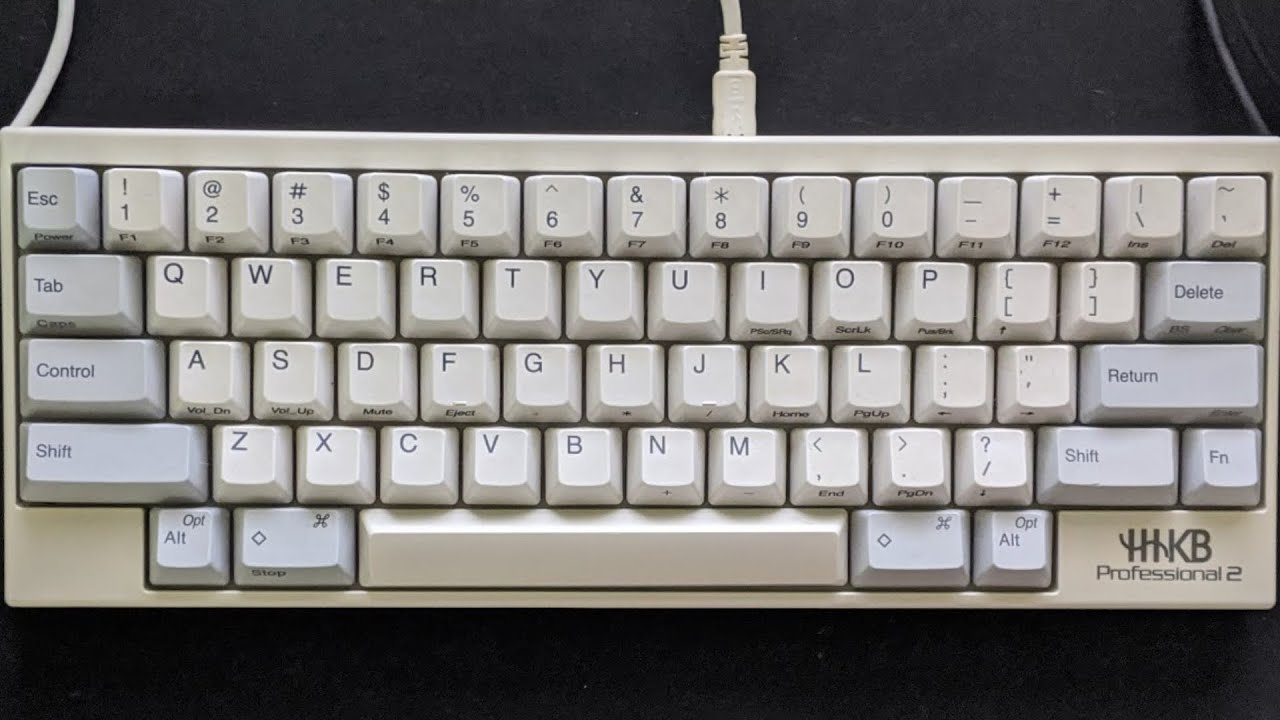 HHKB Professional 2 | 45g Lubed Topre SuperClacks Mod | Sound test