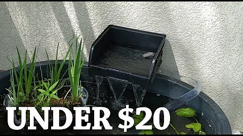 EASY DIY Waterfall feature