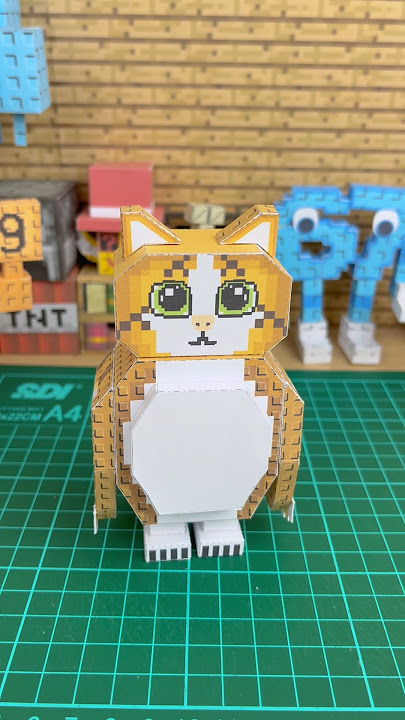 Meowl Paper Craft - Steal a Brainrot #stealabrainrot #roblox #diy #papercraft #brainrot #shorts