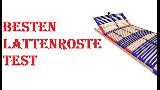 Die Besten Lattenroste Test 2019