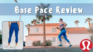 Lululemon Base Pace Tight (NEW 2021 Item!) Is it worth the $88+ price tag? Review & Action Shots!