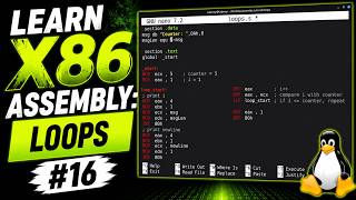 LEARN X86 ASSEMBLY: LOOPS