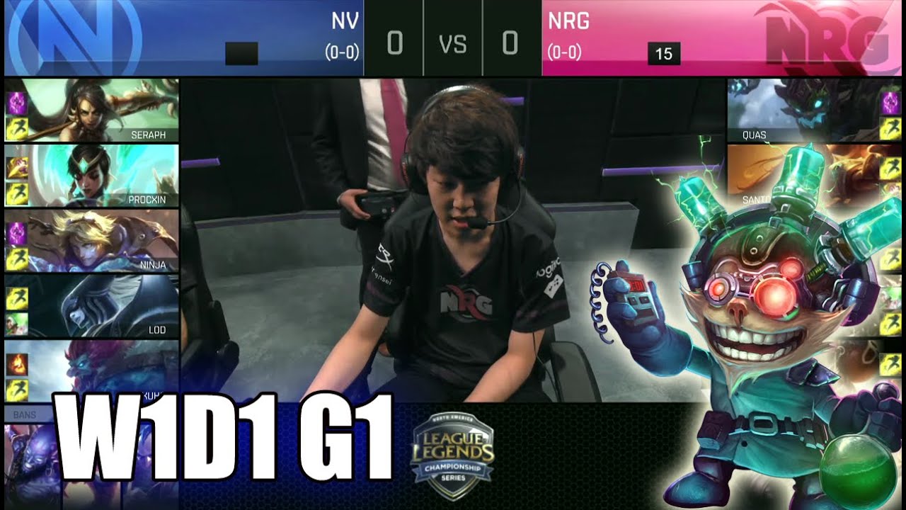 Team EnVyUs vs NRG eSports | Game 1 S6 NA LCS Summer 2016 Week 1 Day 1 | NV vs NRG G1 W1D1 1080p