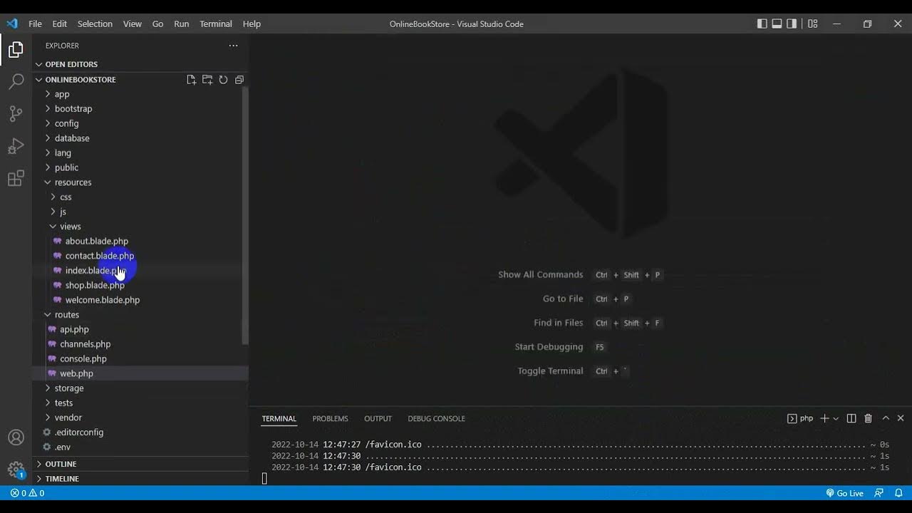 Laravel Working on Master Layout - YouTube