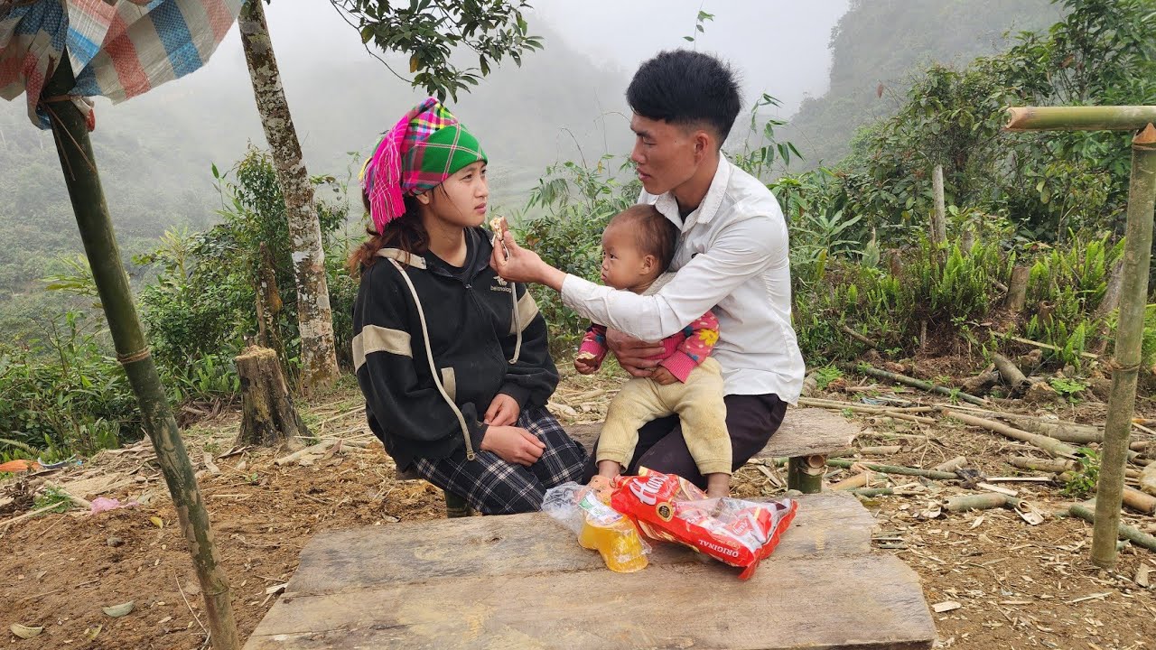 A young man came to visit the mother and daughter, and he grew very fond of both of them.