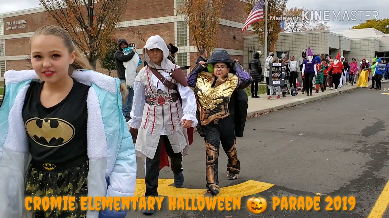 Cromie Elementary Halloween Parade YouTube