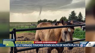 EF-2 Tornado touches down south of North Platte